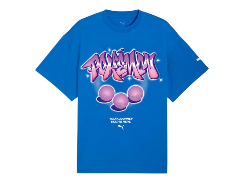 Puma x Pokemon Oversized Tee Puma Team Royal Men's - SS26 - US