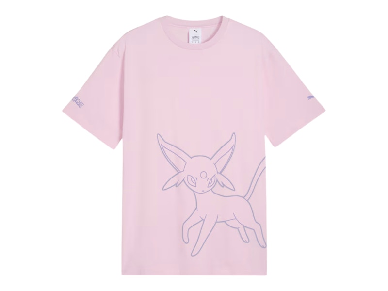 Puma x Pokemon Relaxed Graphic Tee Pearl Pink