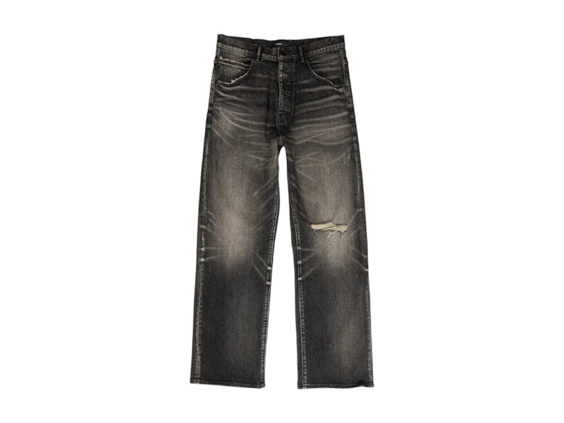 Purple Brand 2 Year Dirty Fade Jeans Faded Black Men's