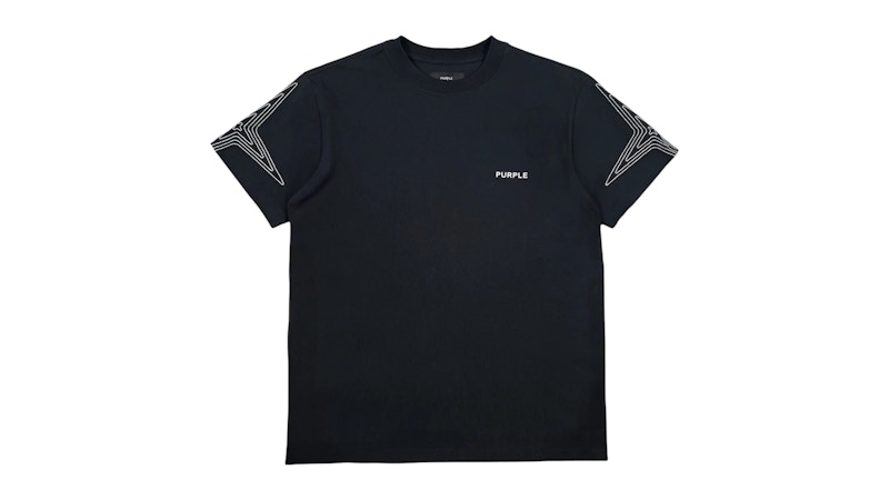 Purple Brand HWT Jersey SS Tee Black Men's - SS25 - US Purple Brand HWT Jersey SS Tee Black Men's - SS25 - US