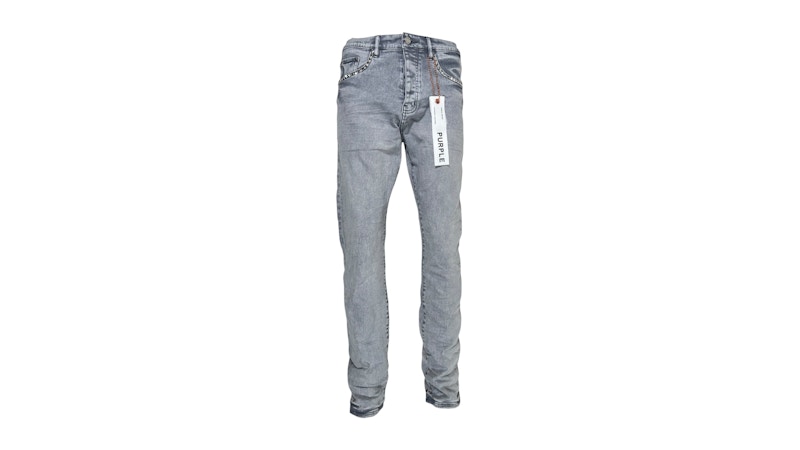 Purple Brand P005-AYDG325 Alloy Studs Jean Overdyed Grey