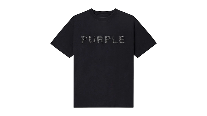 Purple Brand P104-TBMS226 Textured Jersey S/S Tee Black Men's