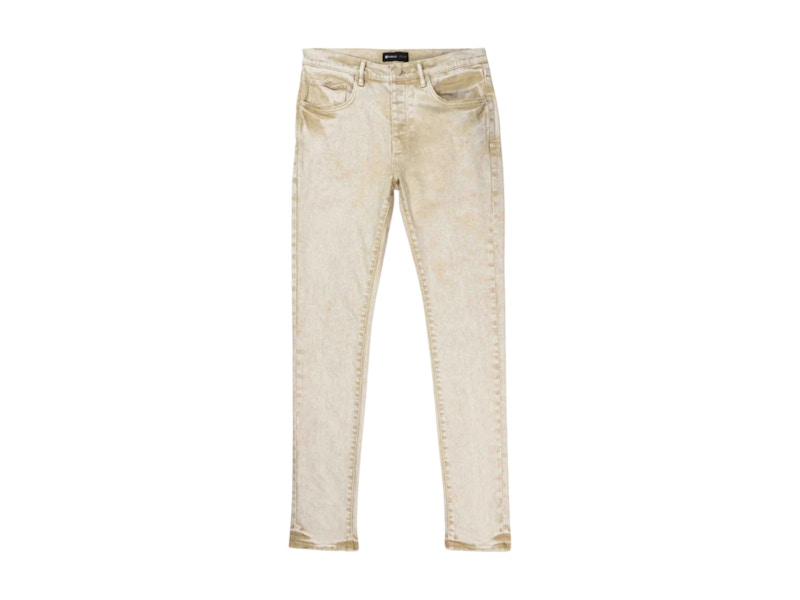 Pre-owned Purple Brand Men's Skinny Pant In Khaki