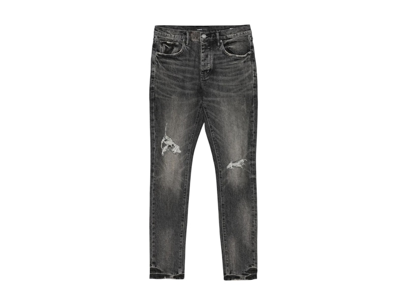 Purple Brand Skinny Week Old Wash Jean Black Men's - SS25 - US