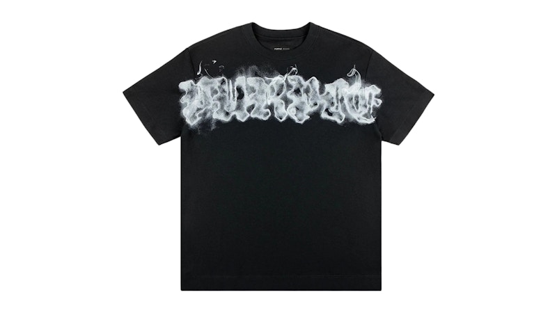 PURPLE BRAND Tシャツ Gothic Smoke P104-JMGS125-BLUE Purple Brand Gothic Smoke Tee | Blue | FARFETCH