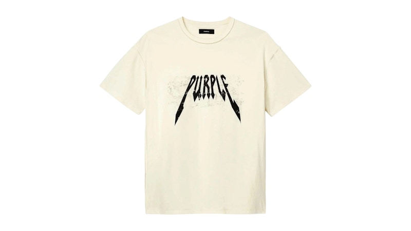 Purple Brand Textured Inside Out Tee Off-white