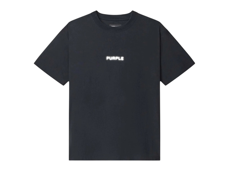 Tシャツ・カットソー PURPLE BRAND SS25 'Trademark' T-shirt (P117HBBT125 BLACK) Sneaker Politics