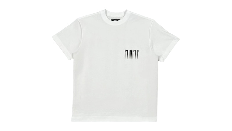 Tシャツ・カットソー PURPLE BRAND FW25 TEXTURED JERSEY SS TEE (P104 TPGO325) Purple Brand Textured Jersey SS Tee White Men's - SS25 - US