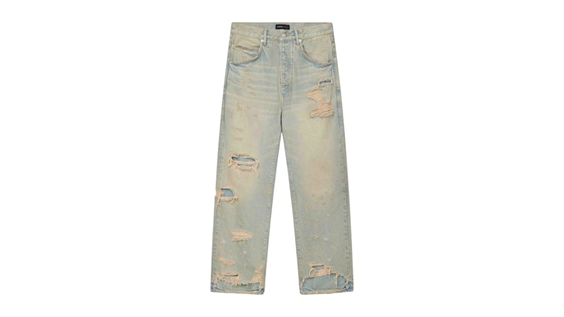 Purple Brand Verditer Destroyed Jeans Indigo Men's - SS25 - US