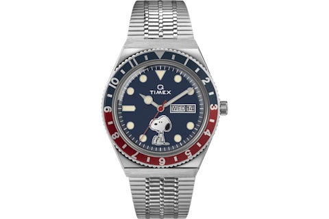 Q Timex Reissue x Peanuts 70th Anniversary TW2U71300ZV 38mm in Stainless Steel GB