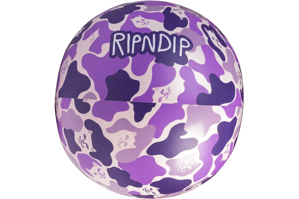 RIPNDIP Camo Beach Ball Purple