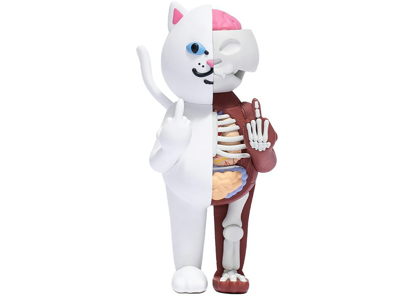 Ripndip Lord Nermal Vinyl Figure White Ripndip Lord Nermal Vinyl Figure White