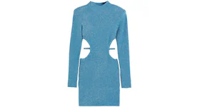 ROTATE H&M Glitter Mini Dress Dusk Blue