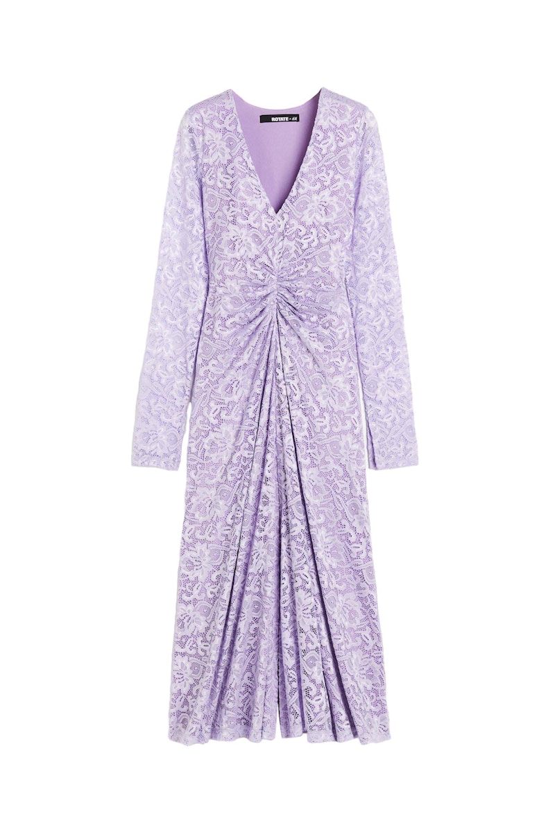 ROTATE H&M Lace Longsleeve Dress Lavender - FW23 - US