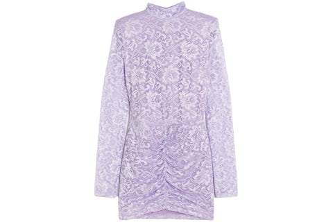 ROTATE H&M Lace Mini Dress Lavender - FW23 - US ROTATE H&M Lace Mini Dress Lavender - FW23 - US