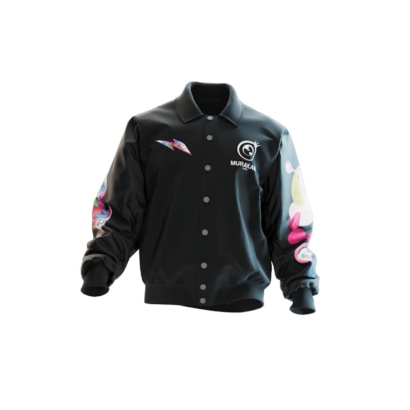 RTFKT CloneX Murakami DNA Varsity Jacket Black Men's - US