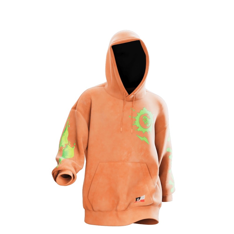 RTFKT CloneX Reptile Hoodie Orange Uomo - IT