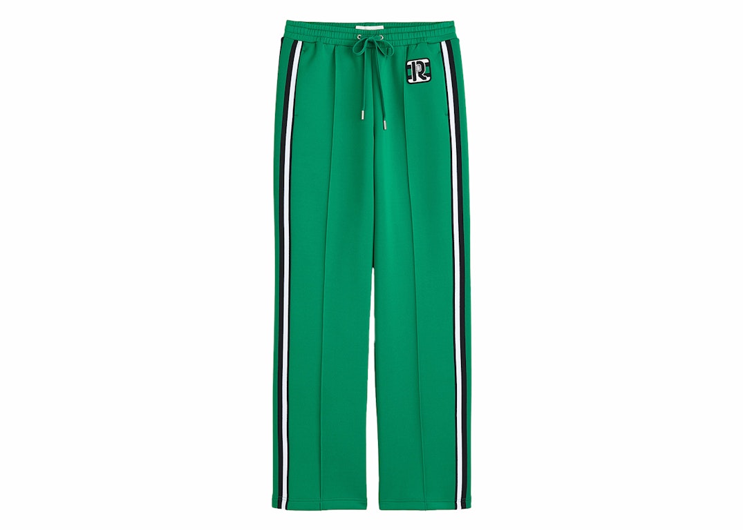 Pre-owned Rabanne H&m Appliqued Track Pants (mens) Green