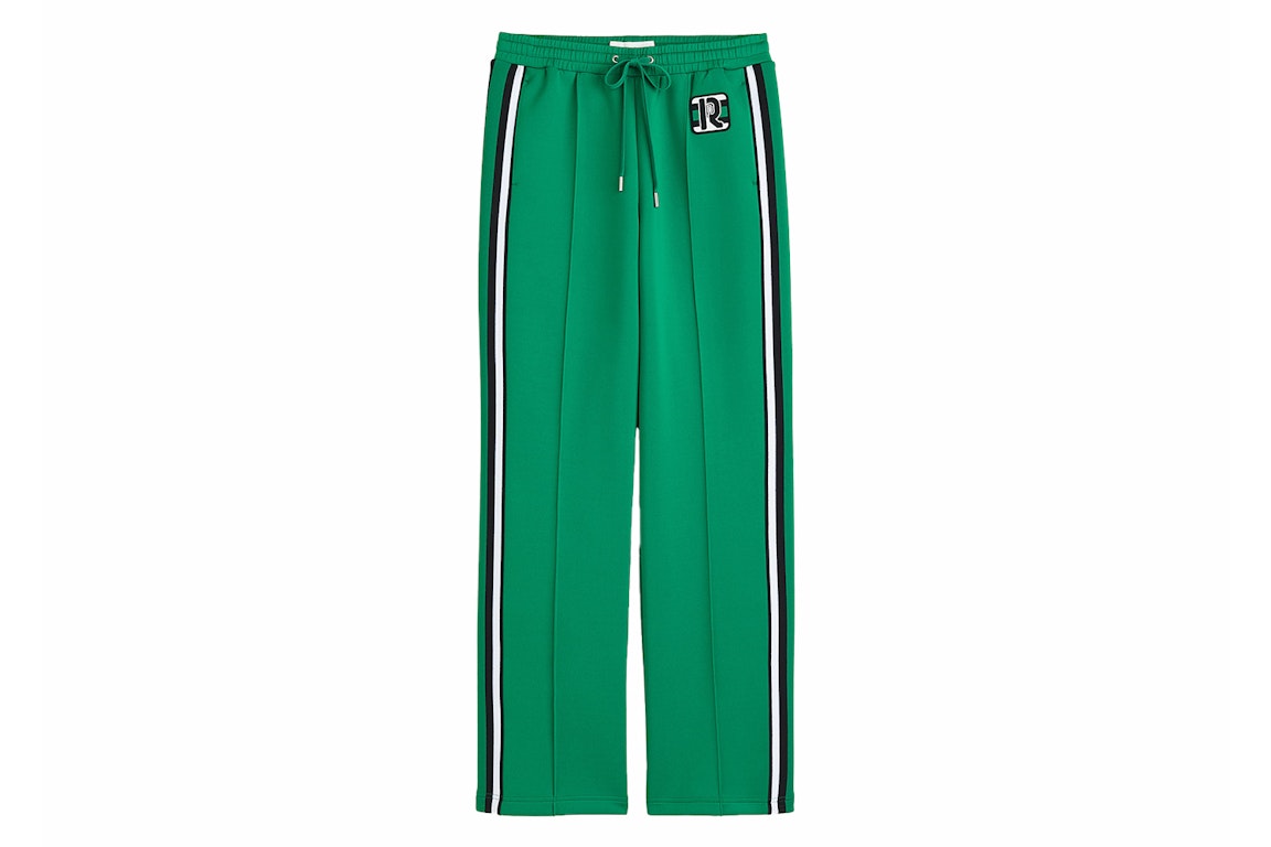 Pre-owned Rabanne H&m Appliqued Track Pants (mens) Green
