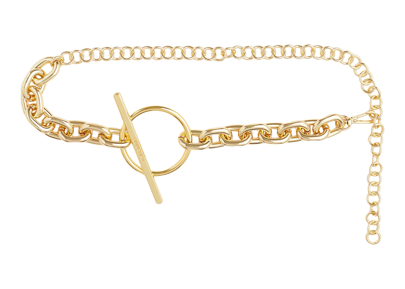 Rabanne H&M Buckle-Detail Chain Waist Belt Gold - FW23 - JP