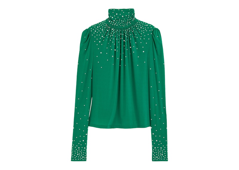 H&m green clearance top