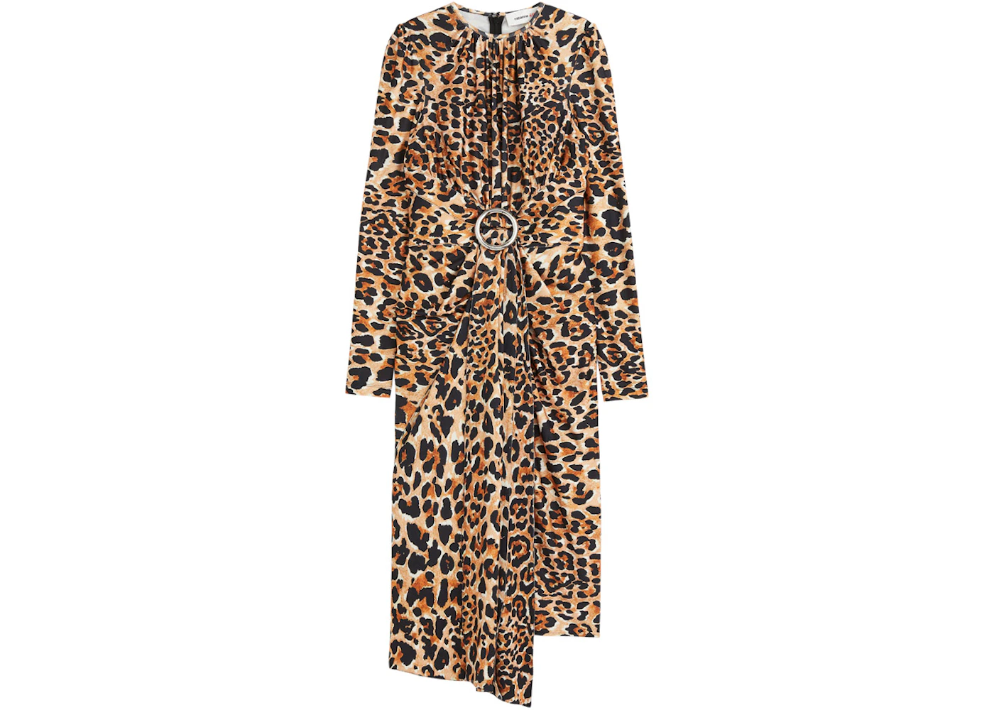 Rabanne H&M Leopard-Print Buckle-Detail Dress Leopard-Print - FW23 - GB