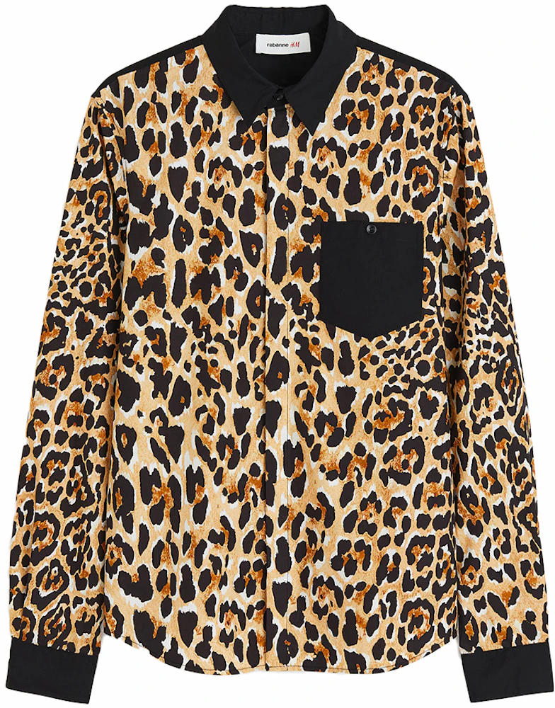 Rabanne H&M Leopard-Print Shirt (Mens) Multicolor Men's - FW23 - GB