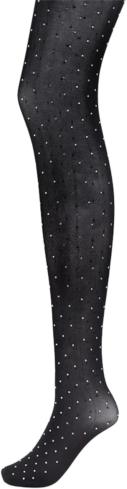 Rabanne H&M Rhinestone-Embellished Tights Black - FW23 - US