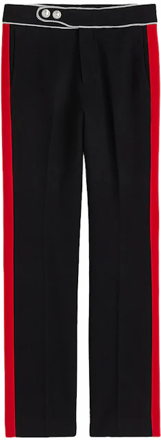 Rabanne H&M Wool Pants with Side Stripes (Mens) Navy Men's - FW23 - GB