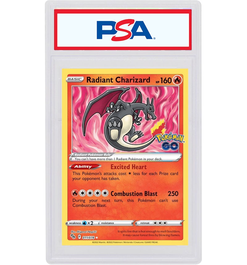 Radiant Charizard 2022 Pokmon Go #011/078 (PSA or BGS Graded) - 2022 - US Radiant Charizard 2022 Pokmon Go #011/078 (PSA or BGS Graded) - 2022 - US