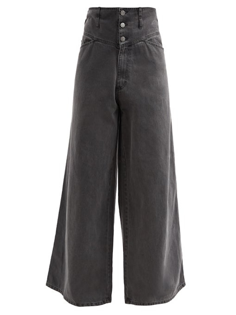 Raf Simons Archive Redux AW04 Oversized Wide Leg Jeans Black