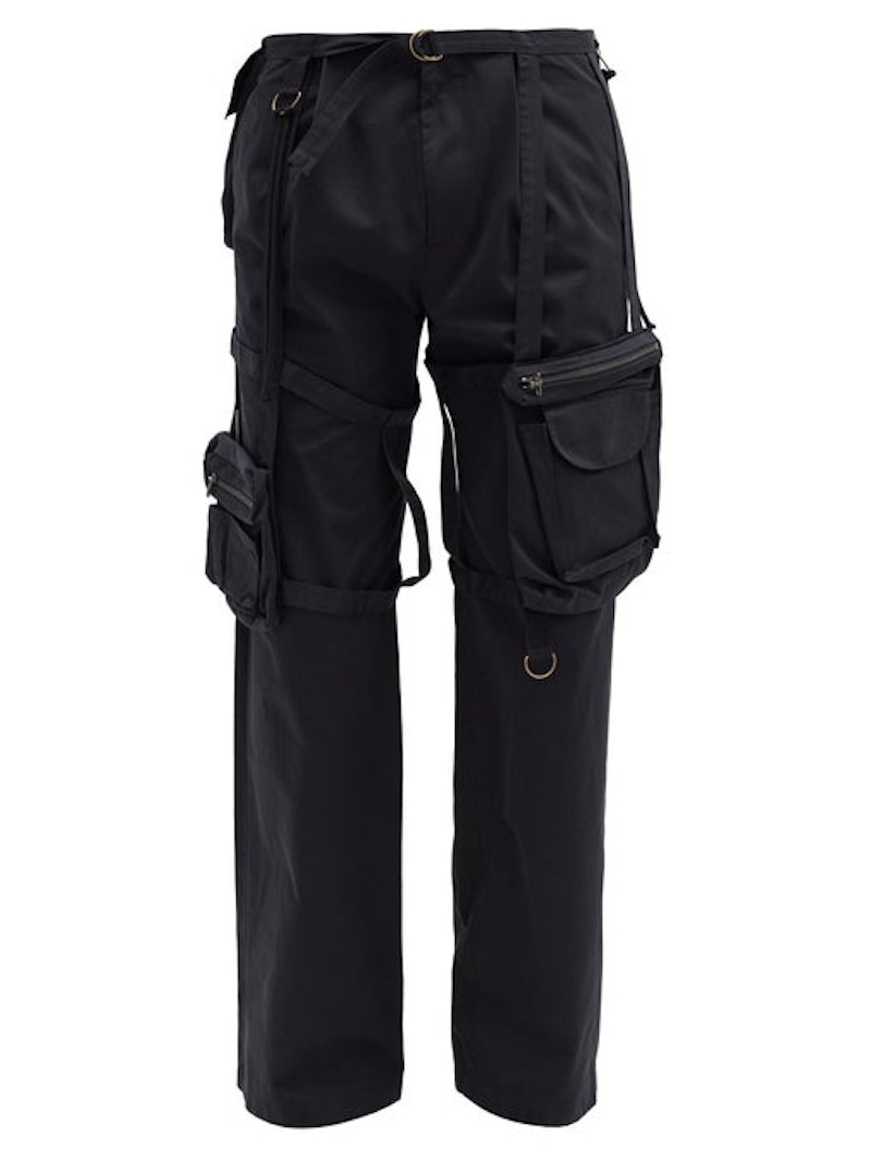 raf simons parachute pants