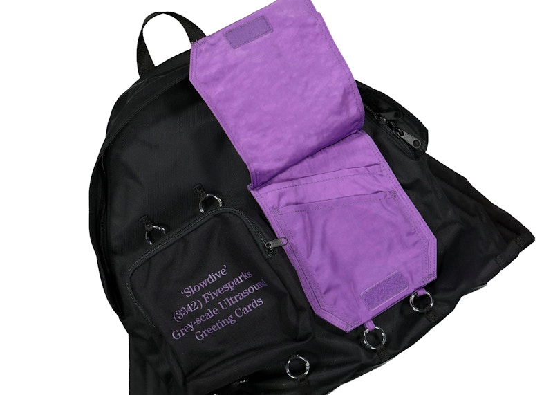 Raf Simons x Eastpak Padded Doubl'r Backpack Black/Purple in Nylon