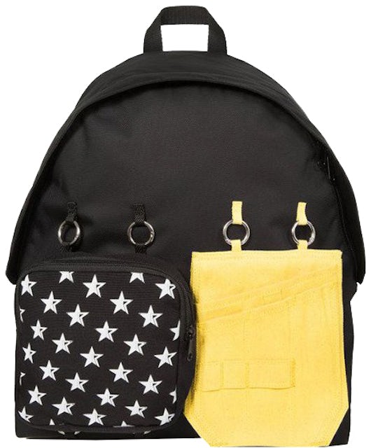 Raf Simons x Eastpak Padded Doubl'r Backpack Black/Yellow in Nylon with  Silver-tone - US