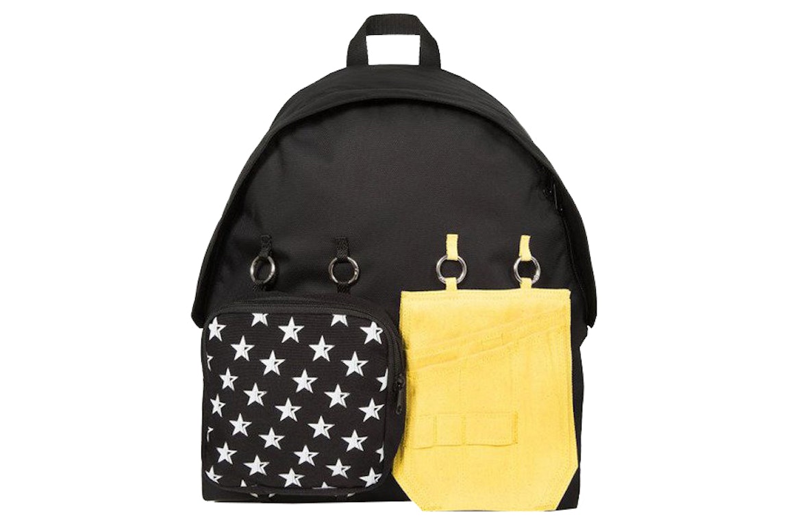 Pre-owned Raf Simons X Eastpak Padded Doubl'r Backpack Black/yellow