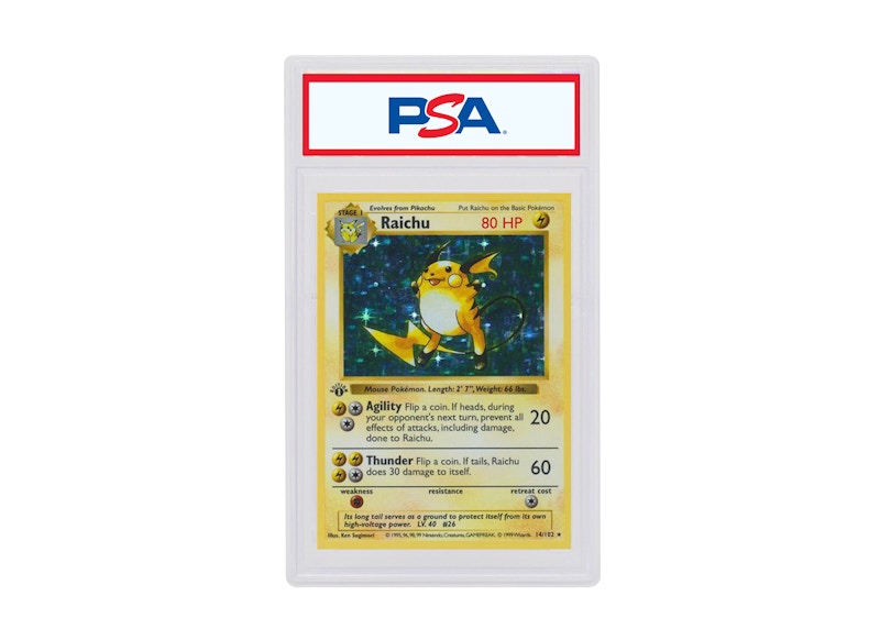 Raichu-Holo 1999 Pokemon TCG Base Set 1st Edition #14/102