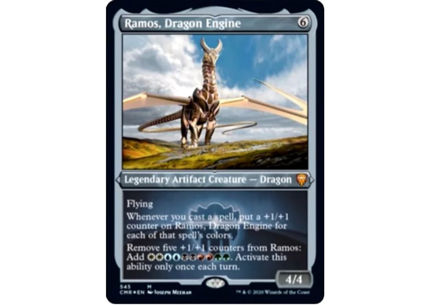 Ramos, Dragon Engine (Foil Etched) Commander Legends Mythic #545 (Ungraded) - US Ramos, Dragon Engine (Foil Etched) Commander Legends Mythic #545 (Ungraded) - US