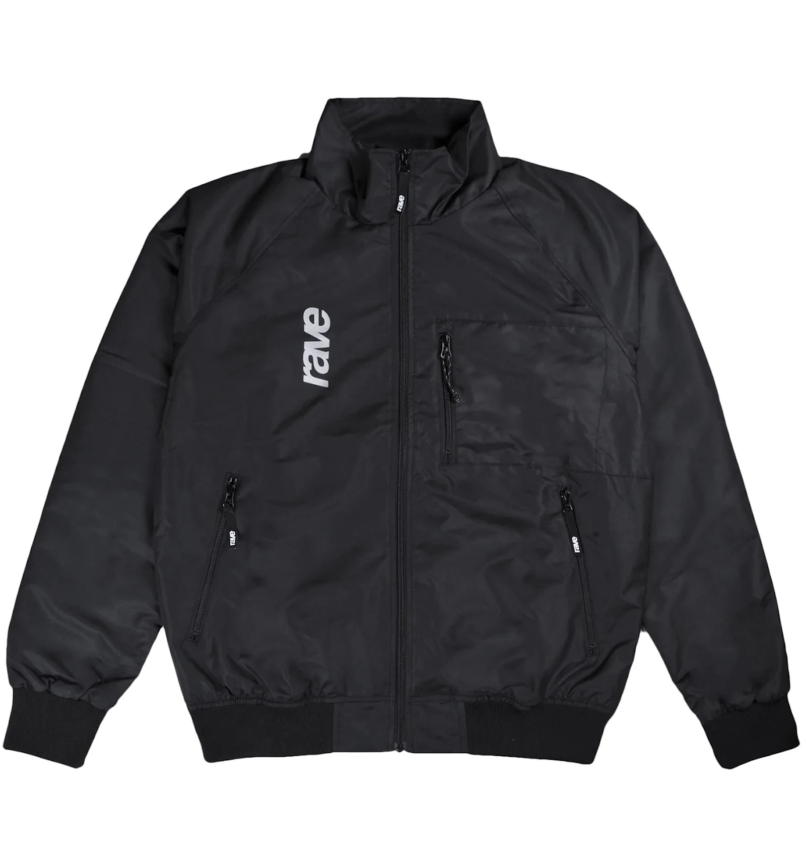 Rave Skateboards Rave Nylon Jacket Black - FW22 - ES