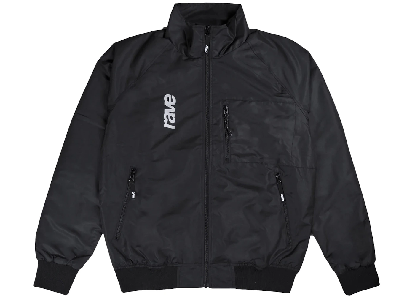 Rave Skateboards Rave Nylon Jacket Black Men's - FW22 - US