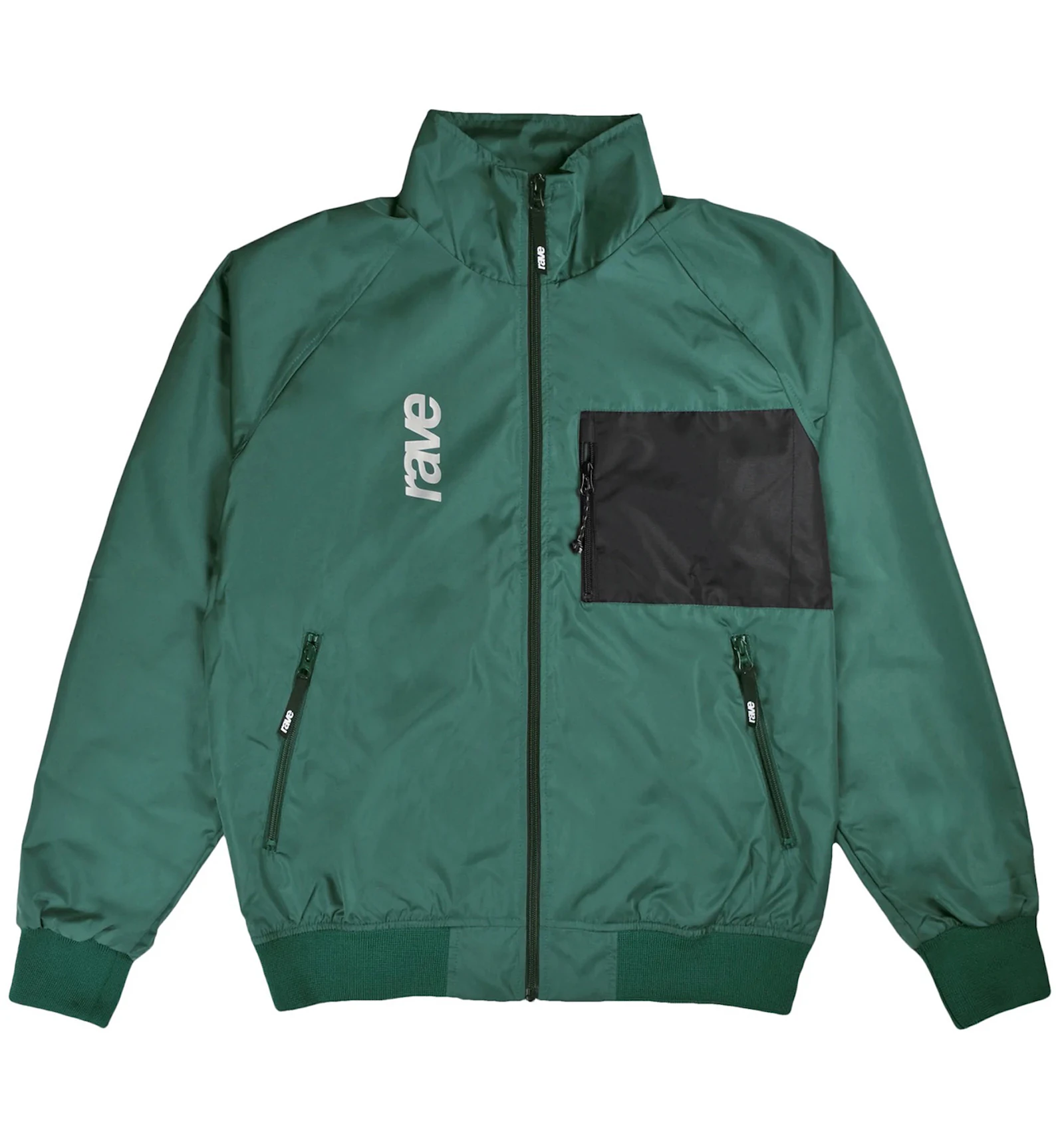 Rave Skateboards Rave Nylon Jacket Forest - FW22 - DE