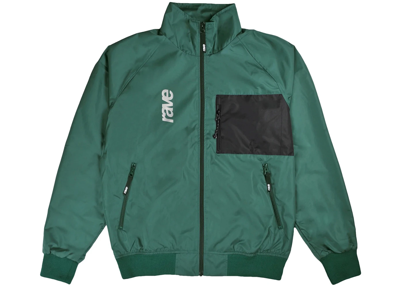 Rave Skateboards Rave Nylon Jacket Forest Men's - FW22 - US