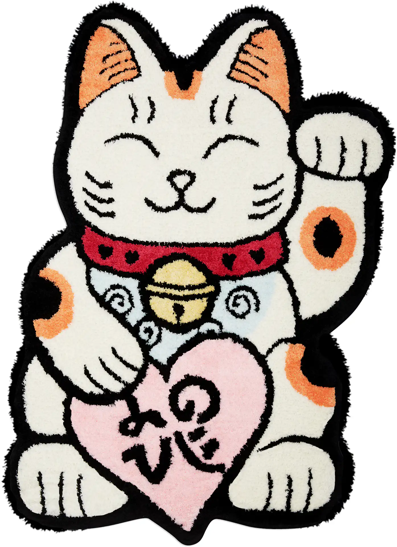 Raw Emotions Mascot Lucky Cat Medium Rug Valentine - FW22 - CN