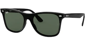 Ray-Ban Blaze Wayfarer Sunglasses Gloss Black/Green