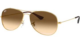 Ray-Ban Cockpit Sunglasses Polished Gold/Brown
