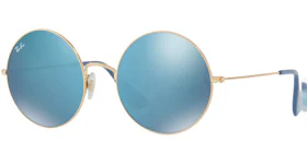Ray-Ban Ja-Jo Sunglasses Gold/Blue (RB3592)
