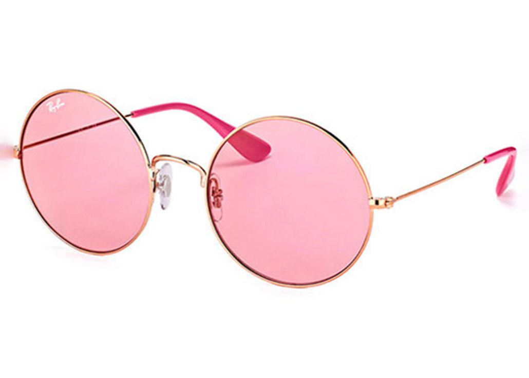 Ray-Ban Ja-Jo Sunglasses Gold/Pink (RB3592) Men's - US