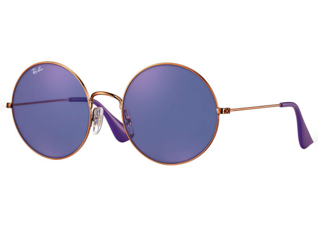 Ray-Ban Ja-Jo Sunglasses Shiny Copper/Violet Men's - US