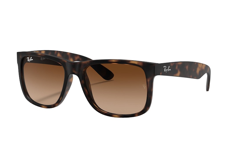 Pre-owned Ray Ban Rayban Justin Classic Sunglasses In Matte Havana (rb4165 710/13 54/16)