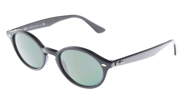 Ray-Ban Oval Sunglasses Gloss Black (0RB4315 601/71) in Acetate