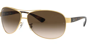 Ray-Ban RB3386 Sunglasses Polished Gold/Brown